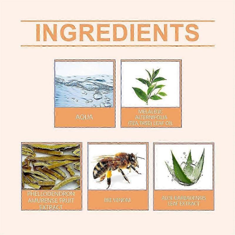 Bee Venom Nail Repair Serum, Nail Care Solution, Natural Bee Venom Nail Care Spray, Ingrown Toenail Care Spray