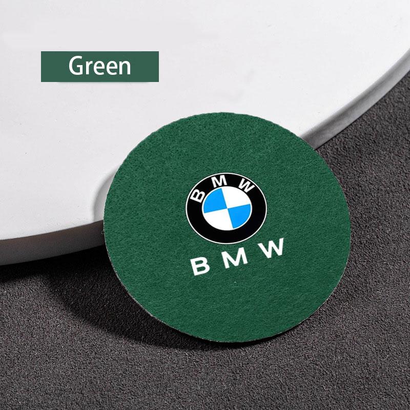 MLKQ6 Car Coaster Water Cup Bottle Holder Anti-slip Pad Mat Decoration For BMW e46 e90 e60 f30 f10 e39 f20 e36 g20 g30 e87 Accessories