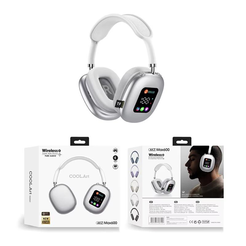 JYL TS Wireless Headset RGB Display Card Reader Hi-Fi Long Battery