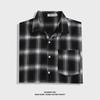 Camicia a quadri a maniche lunghe da uomo: Giacca Stile Coreano Primavera/Autunno 2021 - Trendy e Bello