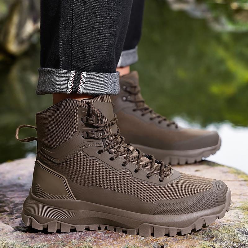 TUINANLE Mens Casual Trainers Wide Fit Non Slip Outdoor Hiking Shoes Large Size 39 48