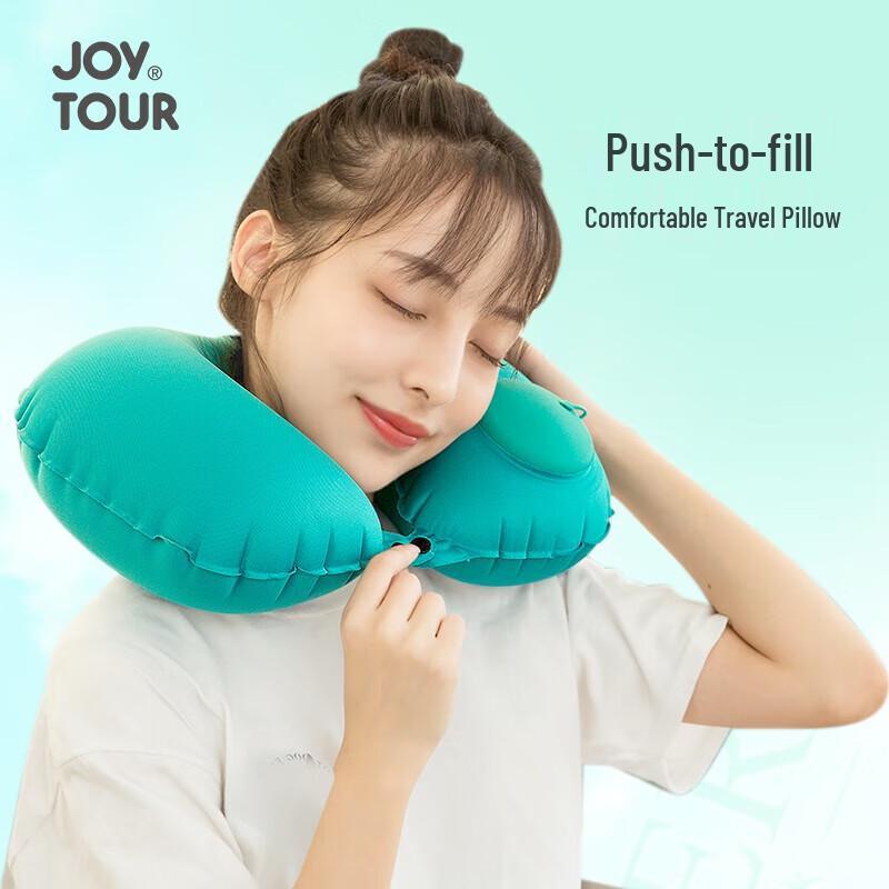JOYTOUR Press Inflatable Portable Neck Pillow 1 pc