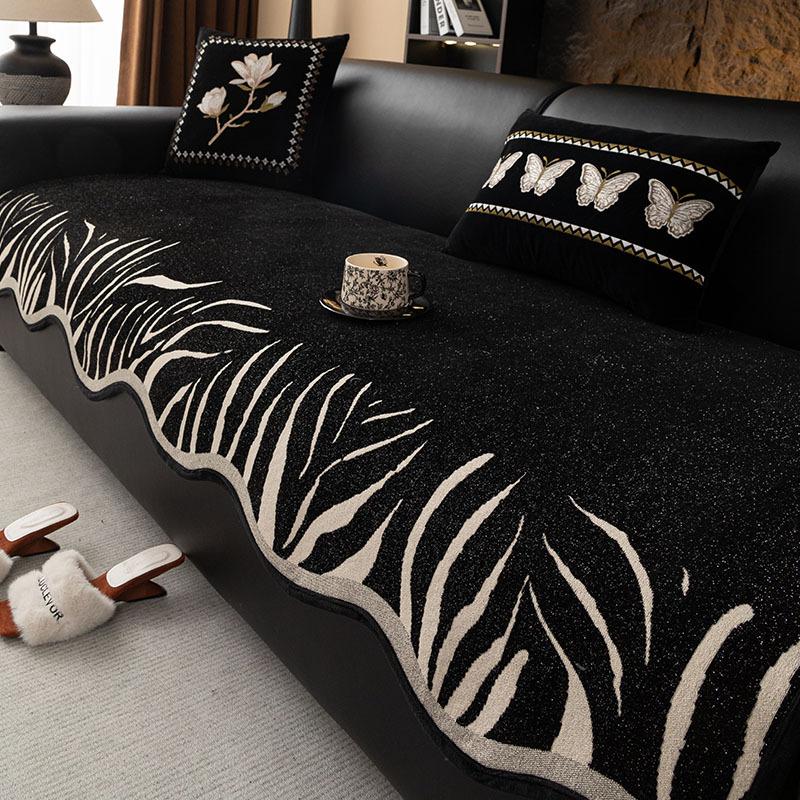 New Special-Shaped Sofa Cushion, Universal Non-Slip Seat Cushion In All Seasons, Irregular Medieval Straight Sofa Cover