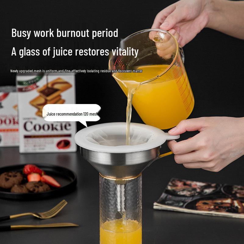 Ultra-Fine Mesh Household Filter for Oil, Chinese Medicine, Baijiu, Juice, and More