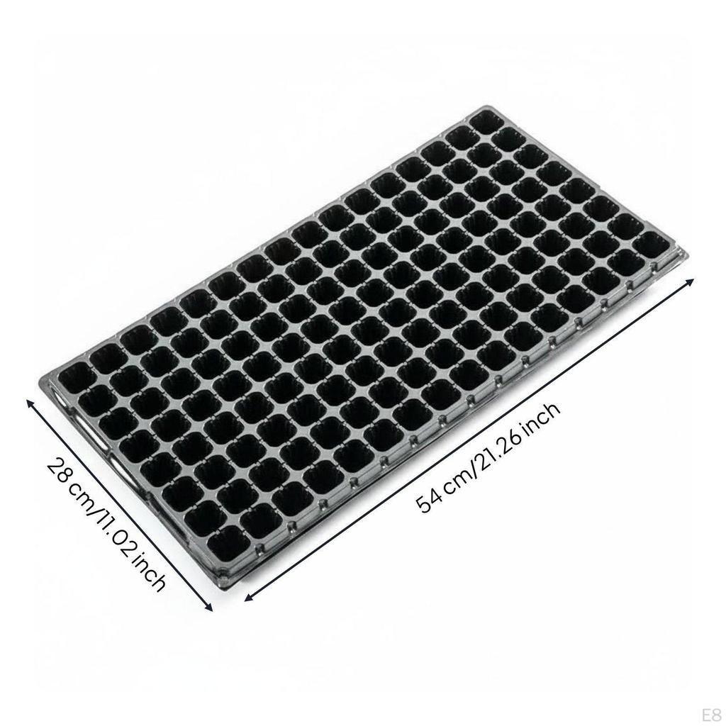 Nursery Tray Thickened Starter Drainage Holes Indoor Growing Trays for Farmers, Gardeners,