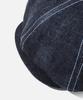 Kojima Genes Basic Casquette Cap, Indigo Denim, Classic Newsboy Style, Adjustable, Made in Japan Okayama, RNB-986