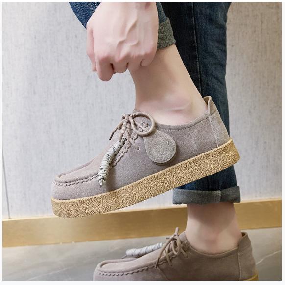 New Causal Women Loafers Fashion 2026 British Style Lace-Up Student Shoes Men Large Size Classic Comfort Couple Footwears