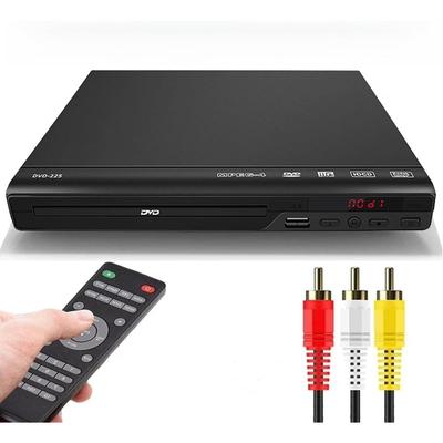 DVD-Player für TV mit HDMI-Schnittstelle; CD-Player mit USB-Schnittstelle, unterstützt alle Regionen; einfacher DVD-Player.