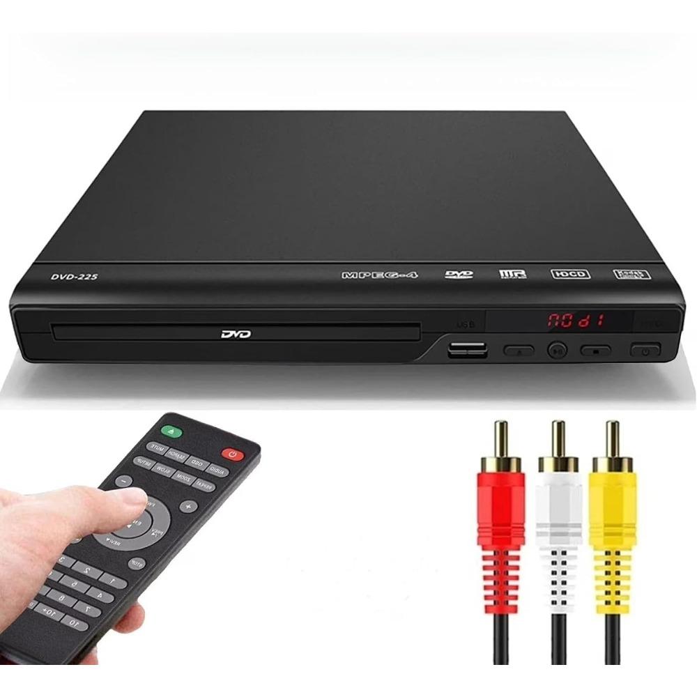 DVD player for TV with HDMI interface; CD player with USB interface, supports all regions; simple DVD player.