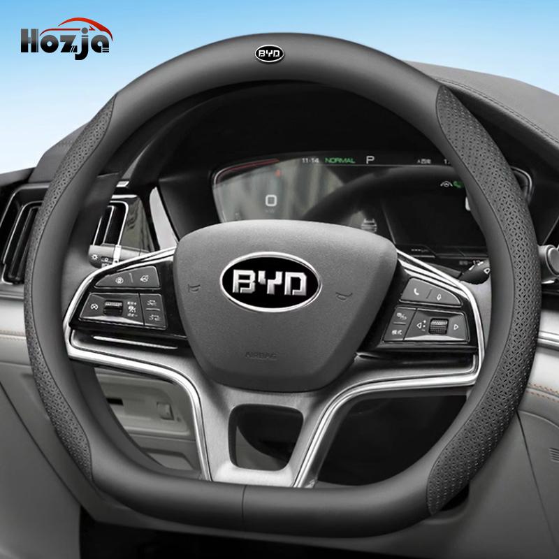 Car Steering Wheel Cover for BYD Song Plus Atto 3 Han EV Tang DM Qin Seal Dolphin 2024 2025