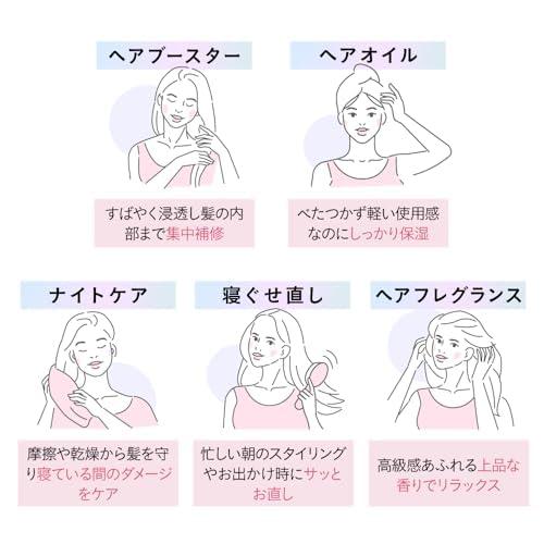 Hiritu Balance Repair Serum Mist - Feuchtigkeitsspendender Öl-in-Haarnebel & Duft - Aprikosen- & Jasmin-Duft