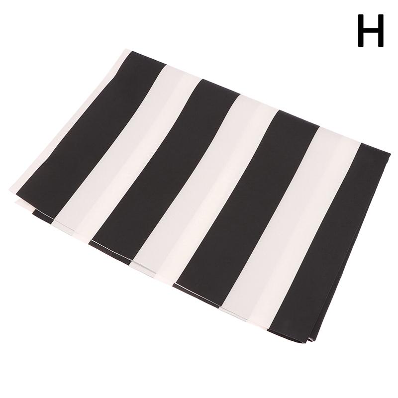 420D Fashion Striped Print Oxford Fabric Waterproof Fabric Canopy Tent Umbrella Cloth Pu Coated 50X150Cm Sunshade