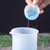 150ml Resin Cup Non-Stick Silicone Cup Silicone Measuring Cup Reusable Mixing Cup with Precise Scale for DIY Jewelry