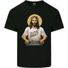Jesus Raves Funny DJ Music Decks Christian Kids T-Shirt Childrens