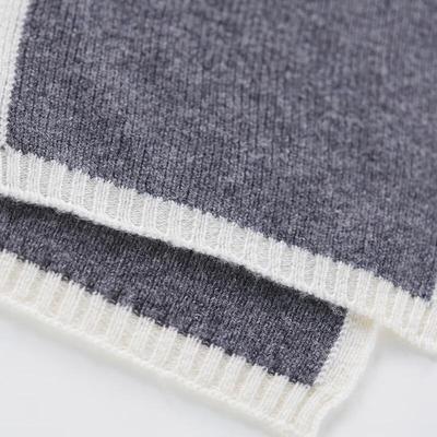 Trendy Knitted Wool and Cashmere Scarf