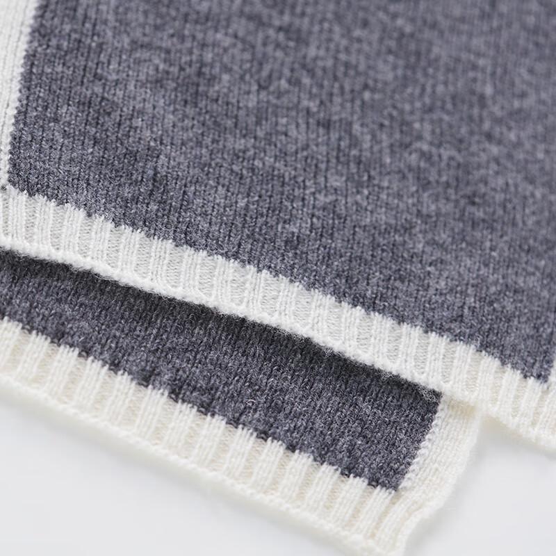 Trendy Knitted Wool and Cashmere Scarf 21*165cm