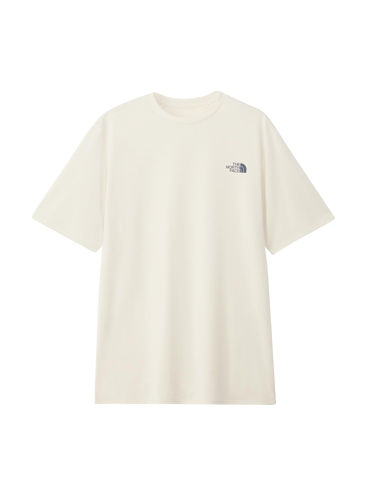 

Футболка North с коротким рукавом Cut and Sew с коротким рукавом GTD Melange Crew серо-белая M [The Face] мужская