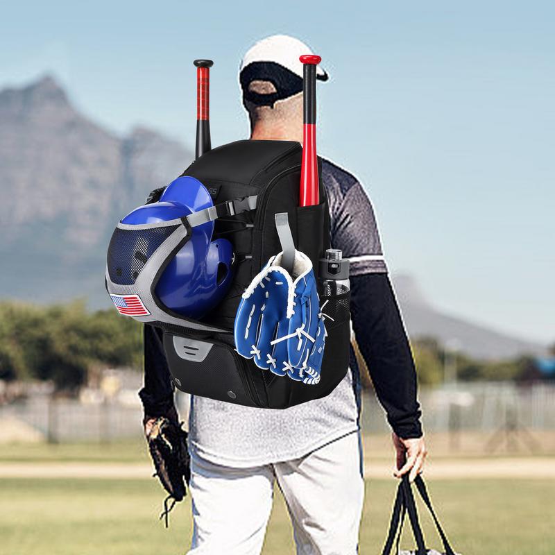 Baseball Equipment Bag Baseball Backpack with Shoe Compartment Softball Bat Bag for Youth Lightweight Softball Bat Backpack