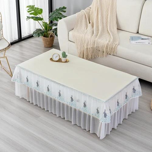 Waterproof Oil Resistant Rectangular Table Cloth Dust Proof Anti Slip Thickened Coffee Table Cover Home Decoration Tablecloth