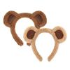 Headband Cute Bear Ears Plush Hairband Women Girls Wash Face Lovely Animal Headbands Cosplay Hoops Band Hair Accessories