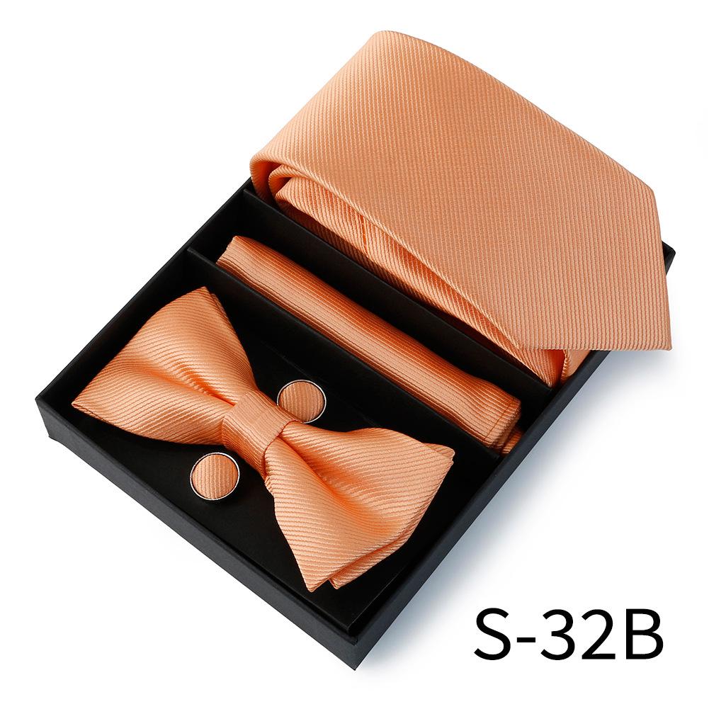 

Мужской набор для Black Tie: Галстук, Бабочка, Нагрудный платок и Запонки для бизнеса или свадьбы.