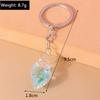 Cute Luminous Conch Keychain Marine Life Keyring Pendants for Car Key Holder Women Girls Handbag Accessories Jewelry Gifts