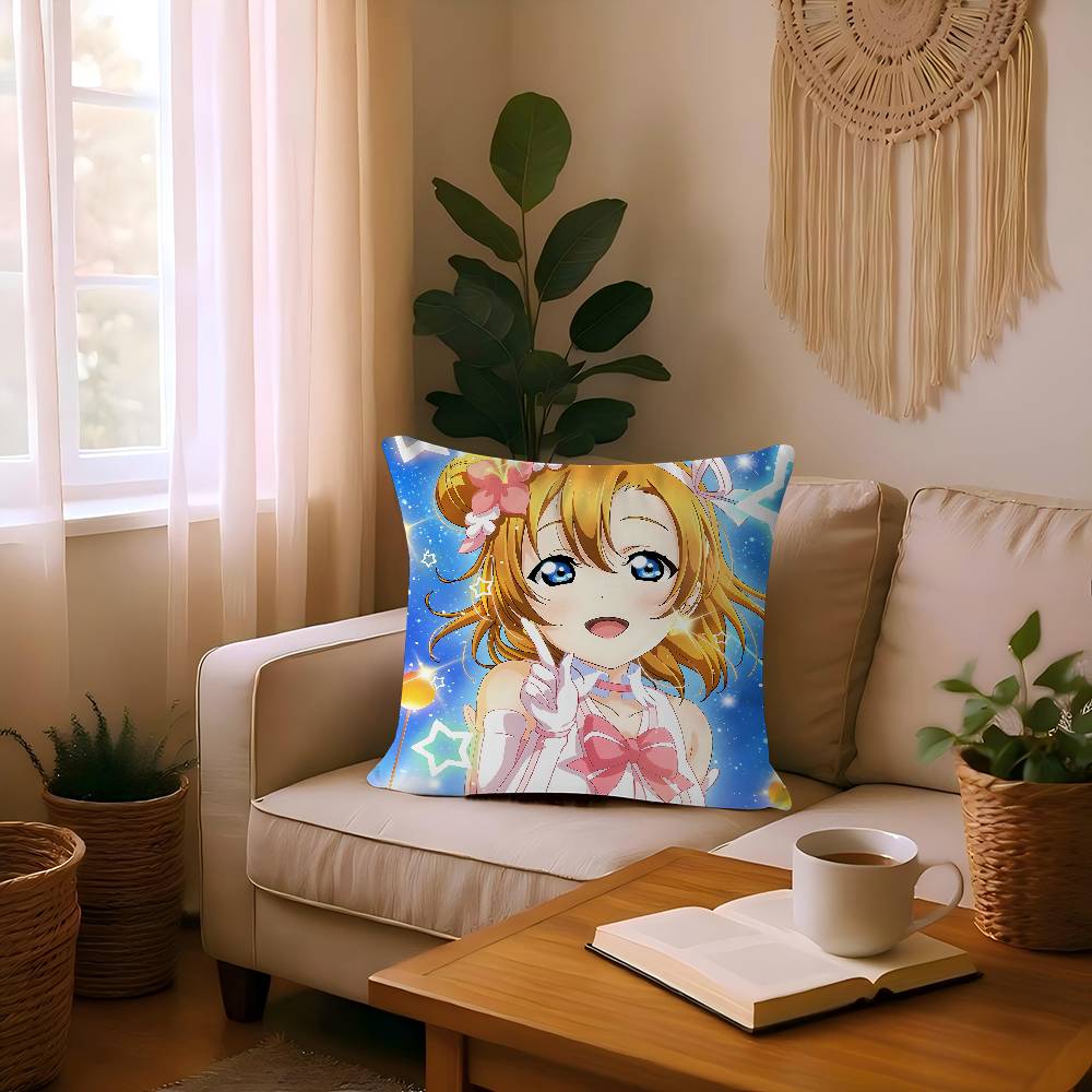 Anime Love Live Kousaka Honoka Pillowcases Home Bedding Decorative Pillow Cover Wedding Super Soft Pillow Case