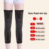 Men's Fleece-Lined Knee Support Sleeves - Non-Slip, Warm Compression for Sports and Cold Legs