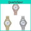 Elegant Ladies Jewelry Watch With Crystal Dial For Casual Wear