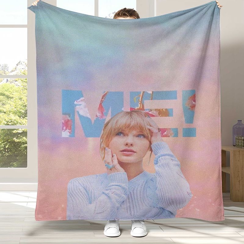 Famous T-Taylor Singer Singer Flannel Blanket,Ultra Soft Warm Plush Throw for Home Bedroom Bed Sofa Cover Office Camping Picnic