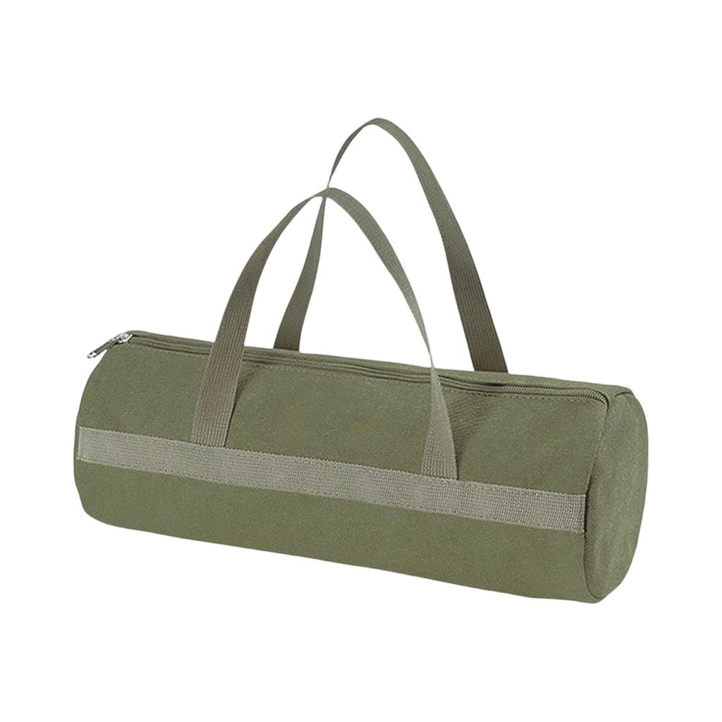 Outdoor Camping Accessories Storage Bag, Tent Wind Rope & Ground Nail Tool Bag, Cylindrical Ground Nail Handbag