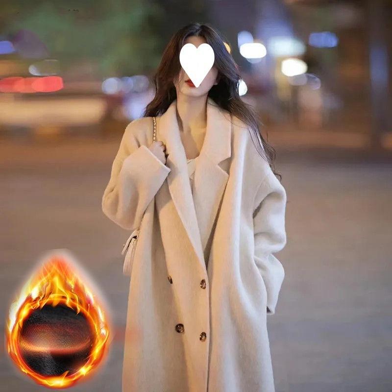 

Woolen Coat Ladies s Long Thick New Woolen Coat in Autumn and Winter. High Quality Durable Construction Stylish Design Practical Daily Use S