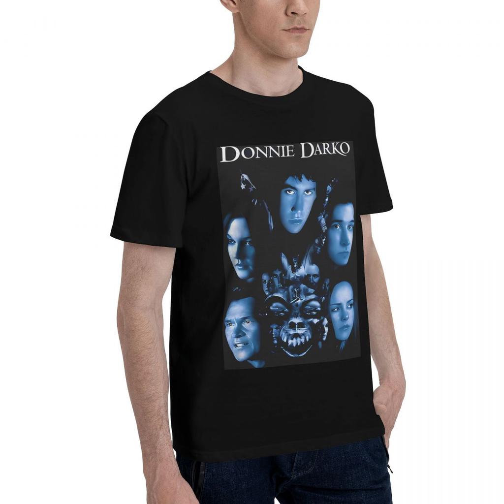 Donnie Darko V3 Movie Poster Jake Gyllenhaal DTG 100 Cotton Casual Breathable Confortable T Shirt Designer Clothes Men Mens