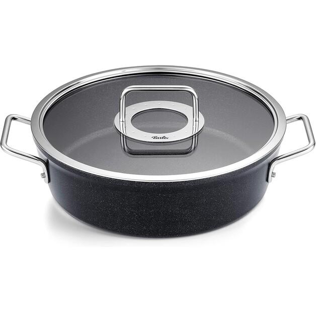 Сковорода для жарки Fissler Adamant со стеклянной крышкой, 24 см (156-125-24-000/0)
