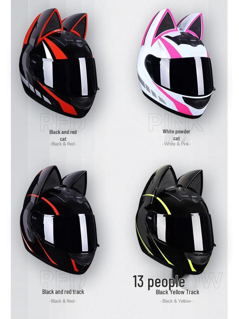 Universal Full-Face Motorcycle Helmet for Men & Women – 3C Certified, National Standard, In Stock