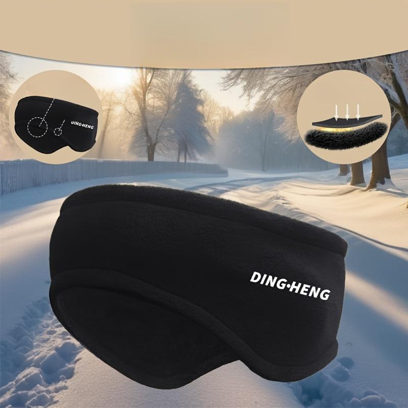 

Winter Ear Warmers Headband Polar Fleece Ear Protection Running Headband Cycling Skiing Outdoor Sports Cold-proof Earmuffs чёрный