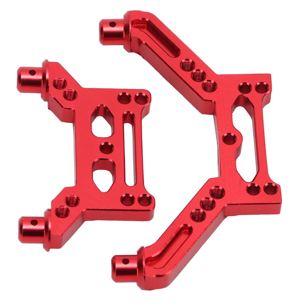2Pcs RC Car Shock Mount Wear Resistant Aluminum Alloy Shock Mount for SG1603 SG1604  UD1601  UD16024 1 16 RC CarRed