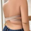 Women Strapless Seamless Anti-Slip Full Support Push Up Bandeau Bra