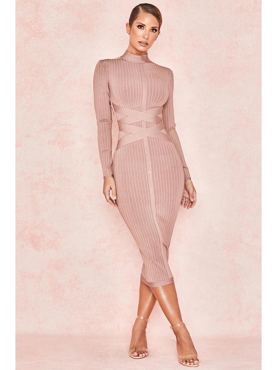 

Узкое зимнее платье с длинной юбкой в стиле ретро в европейском и американском стиле для женщин Small