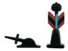 Tsugawayoukou N Gauge Switch and Sign Set Switches with Weights and 4 Switch Diorama Supplies (4 Signs) NA-67