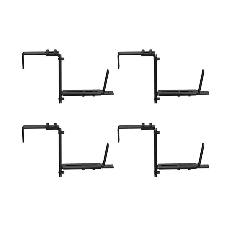 Upgrades Window Sill Planter Support set Expandable Metal Brackets set Outdoor Window Planter Mounting Brackets 4/6pcs