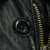 RONSON Long sleeve Half length leather jacket M black Sheep leather Men's Used