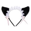 Cat Ears Bell Headband - Cosplay Catwoman Hair Accessory for Christmas & Halloween