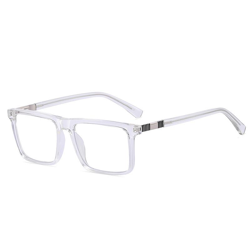 High Quality Reading Glasses Men Anti Blue Light Presbyopia Eyewear Black Red  Frame Spring Leg Fashion Eyeglasses