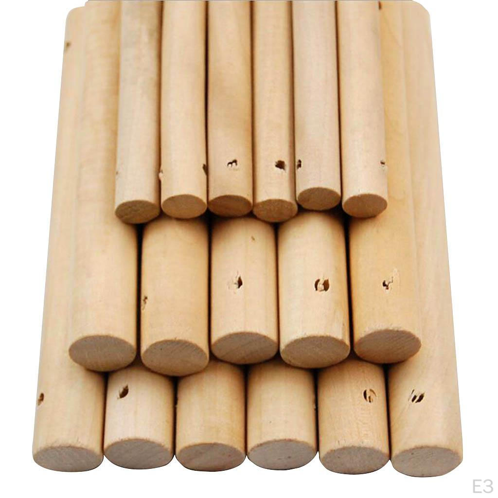 20 Round Wooden Dowel Trunk Pole For