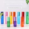 5/10ml Glass Roller Bottle For Essential Oils Aromatherapies Refillable Portable Roll On Container Practical Leakproof Design