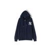 New Era × MLB New York Yankees Logo Print Zip-Up Hoodie Men hoodies Navy-Blue 12588129