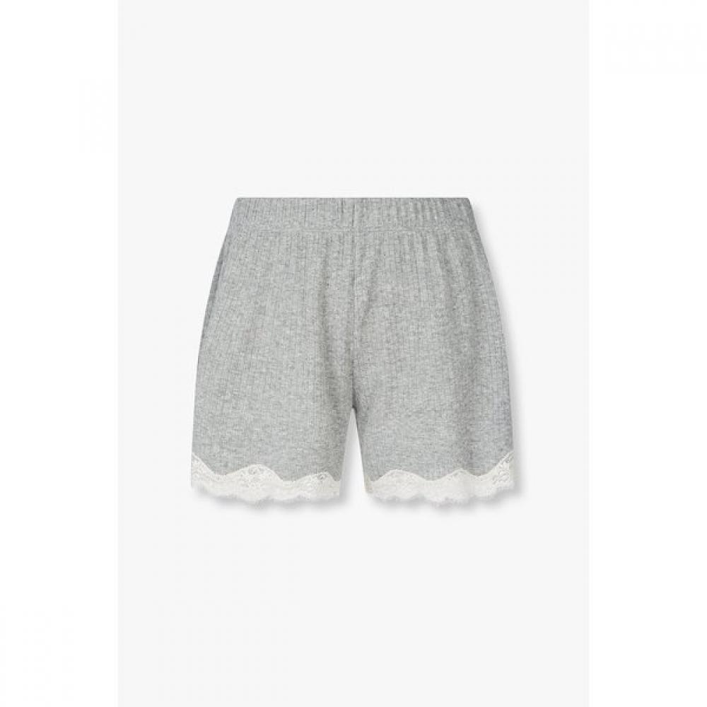 Emporio Armani Women Lace Patch Hem Lounge Shorts 0826131503 S