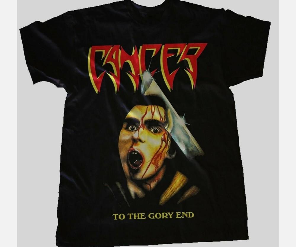 

Cancer - To the Gory End - British Death Metal Band T-Shirt L