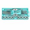 High Hardness Tap and Die Set for Internal and External Thread Creation and with Tap Wrench and Die Storage DIY Metalworking Tool Repair,
